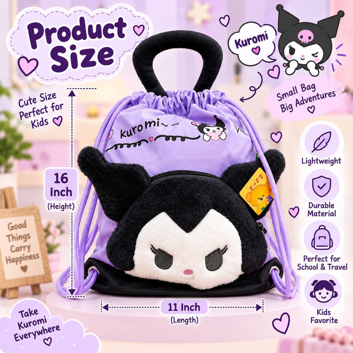 Kuromi BagPack For Kids