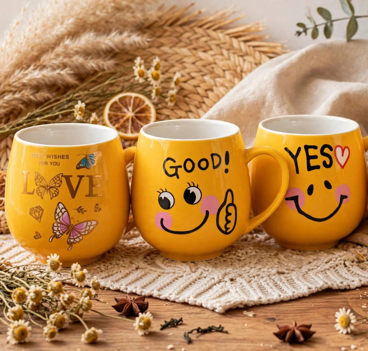 Pack of 2 Ceramic Mugs